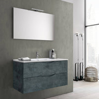 Mobile Bagno Sospeso 101cm TFT Marte Blu Bianco