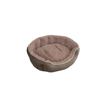 Cuccia Imbottita per Cani e Gatti 48x42x16cm in Poliestere Coccole Beige