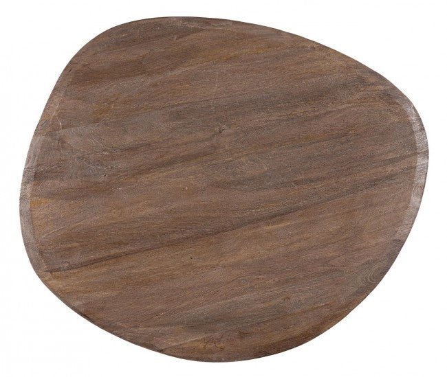 Tavolo rotondo in legno 140 - FRANKLIN Colore: Naturale, Dimensione: 140x120