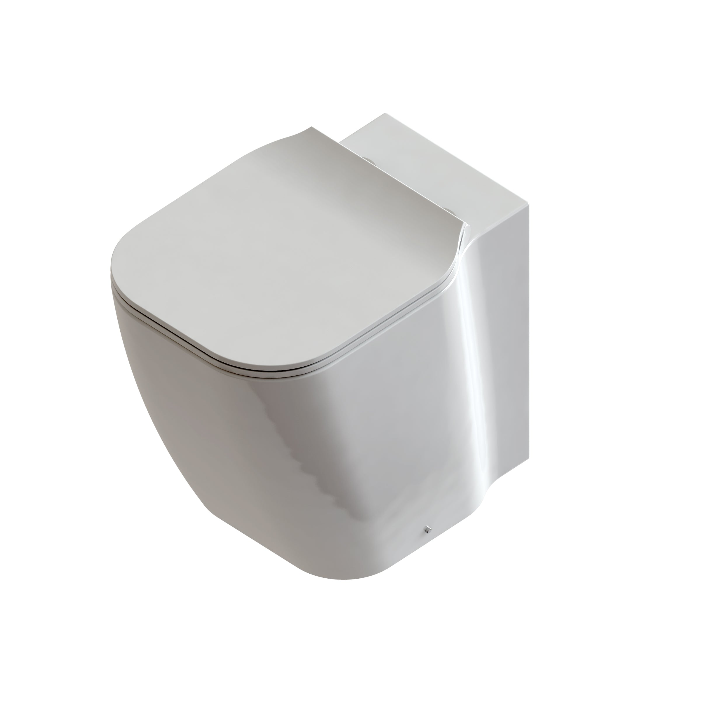 Sanitari senza brida filo parete Domus Falerii F50 Special Wc, bidet e sedile soft close