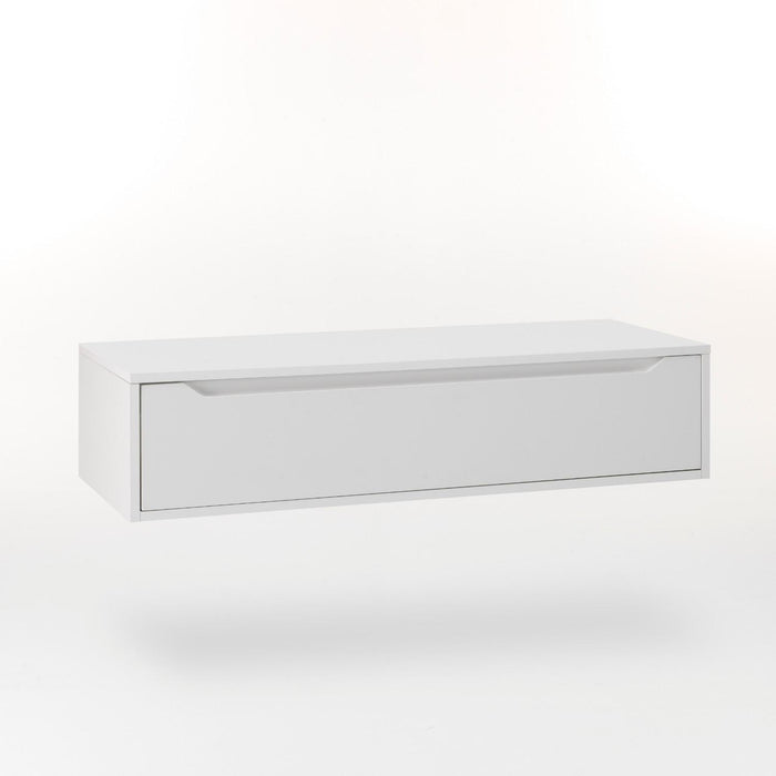 Mobile Bagno Sospeso 120 cm in Legno TFT Belsk Bianco Opaco