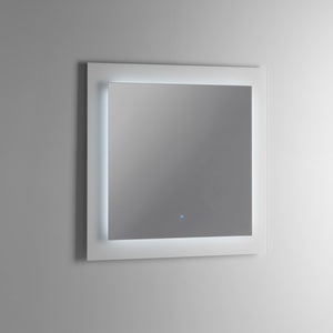 Mobile Bagno Sospeso 90 cm Lavabo Specchio Lampada a LED e 1 Pensile TFT Belsk Cemento