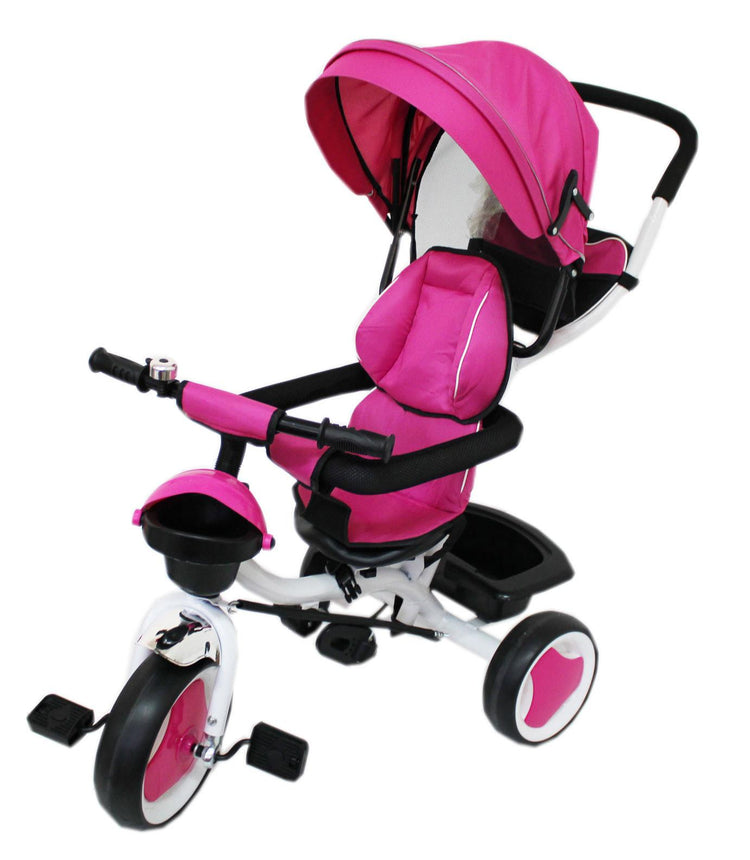 Passeggino Triciclo con Sedile Girevole 360° Kidfun Tricygò Rosa