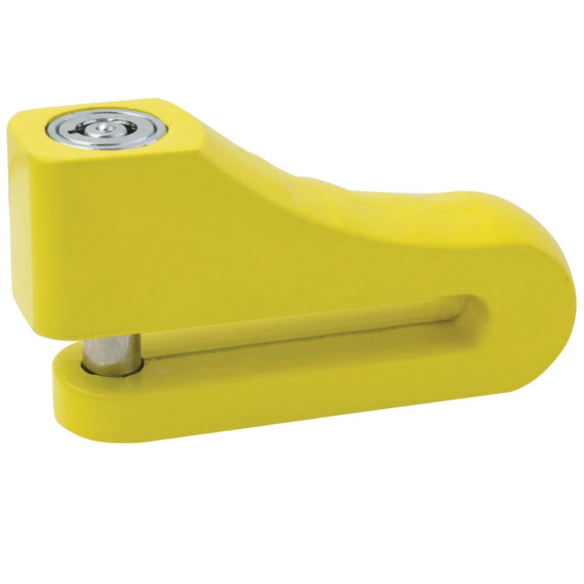 Lucchetto Bloccadisco in Acciaio Perno Ø 10 mm per Moto Scooter T.J. Marvin Z05B Giallo