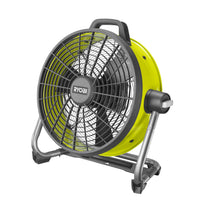 R18F5-0-Ventilatore Da Terra 18V Diametro 45Cm Con 3 Differenti Velocita' E Flusso D'Aria Regolabile-Senza Batteria-Ryobi