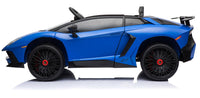 Macchina Elettrica per Bambini 12V con Licenza Lamborghini Aventador Roadster SV Blu