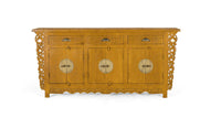 Credenza con 6 ante e 3 cassetti in legno di mango