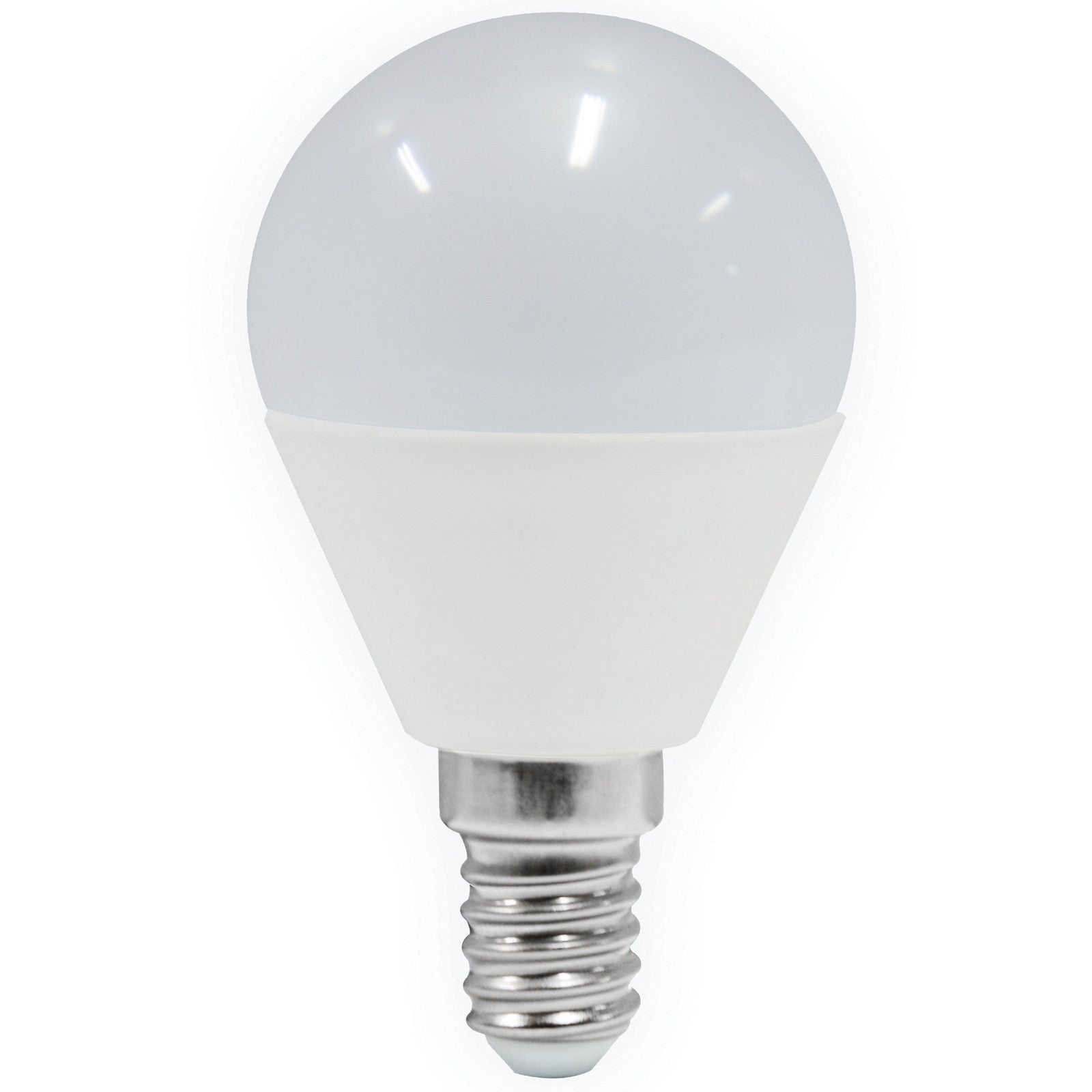 10pz led sfera w7,0 e14 805lm 4000k fredda 168