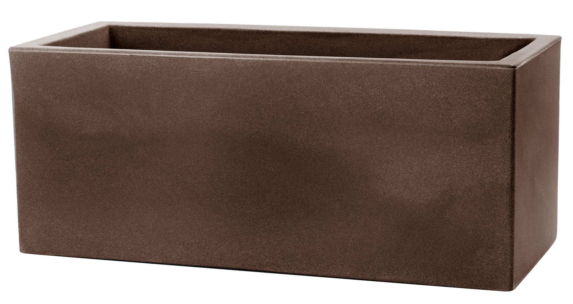 Vaso 80x30x30cm in Resina Tulli Schio Cassa Essential 80 Bronzo