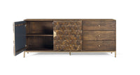 Credenza in legno di mango e metallo