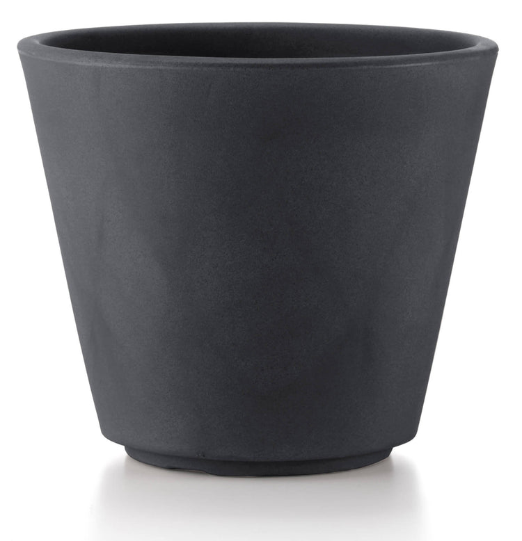 Vaso Ø33x28cm in Resina Tulli Ribeira Essential 35 Antracite