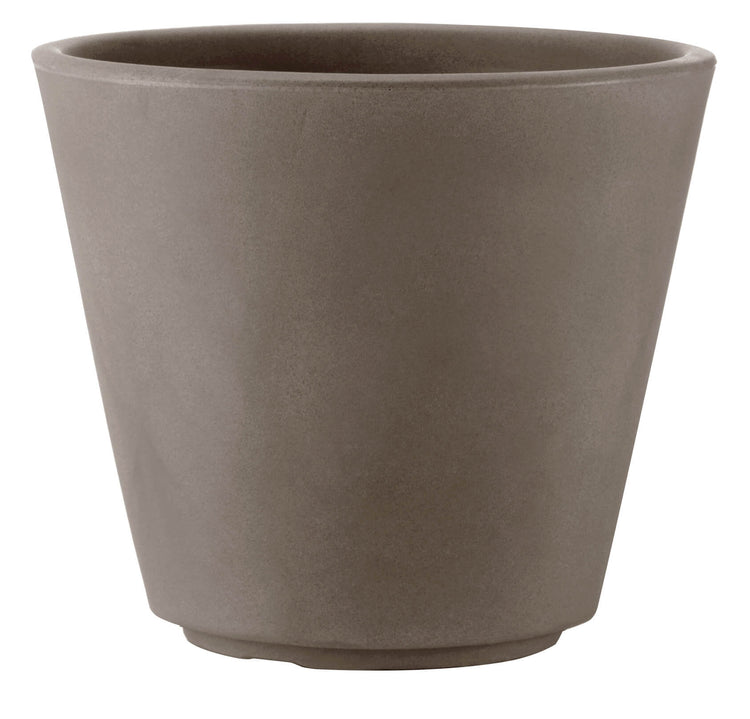 Vaso Ø33x28cm in Resina Tulli Ribeira Essential 35 Cappuccino