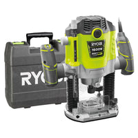 Rrt1600-K-Fresatrice 6-8Mm Con Potente Motore 1600W, 5 Frese, Bocca Aspirazione Delle Polveri E Valigetta Inclusa-Ryobi