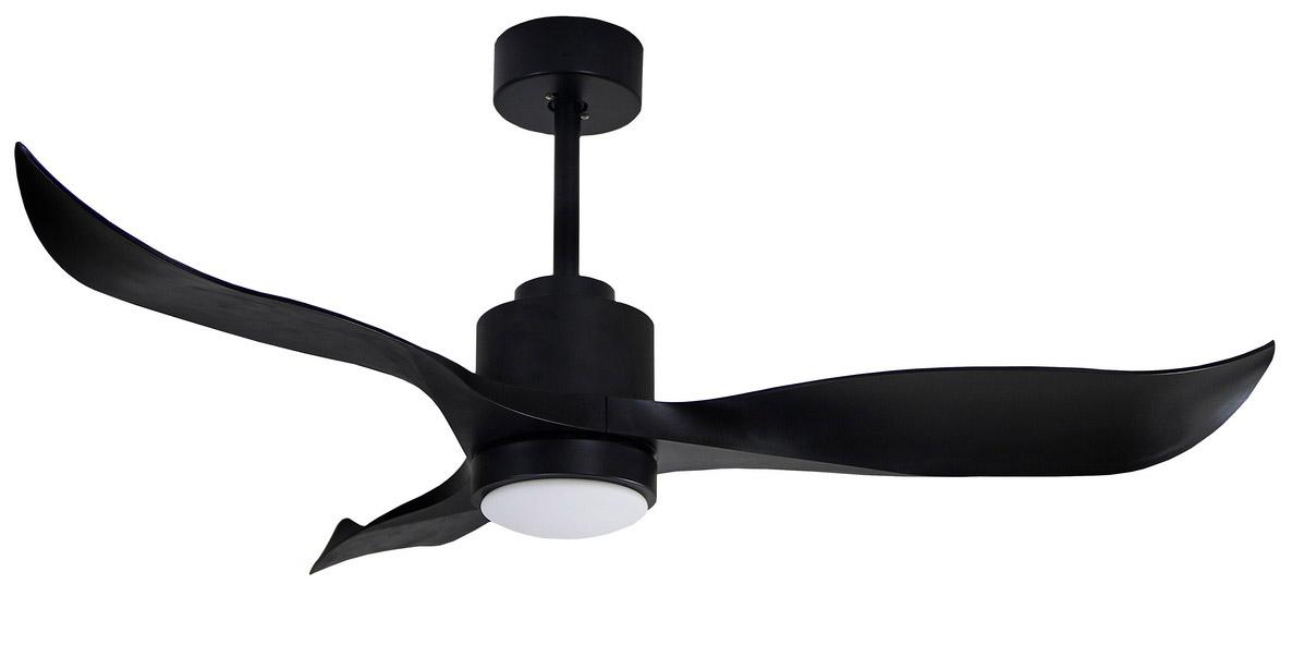 Ventilatore da Soffitto 3 Pale e Lampada a LED Ø132cm 3 Velocità Vannini Rondine