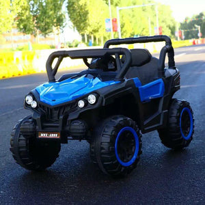 Macchina Elettrica per Bambini 12V Kidfun Fuoristrada Blu