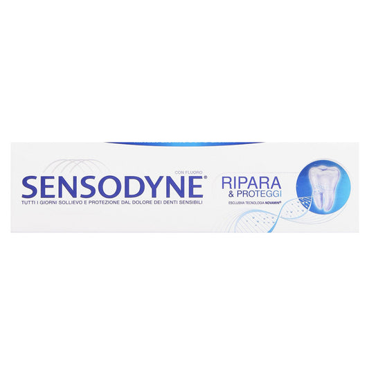 Dentifricio sensodyne ripara e proteggi con fluoro confezione da 75 millilitri