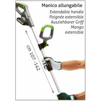 Tagliabordi a Batteria 20V Rama TR20 Grigio e Verde