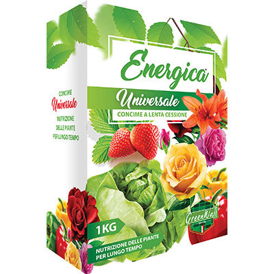 Concime granulare lenta cessione univers energica kg 1 (3 pezzi) Energica