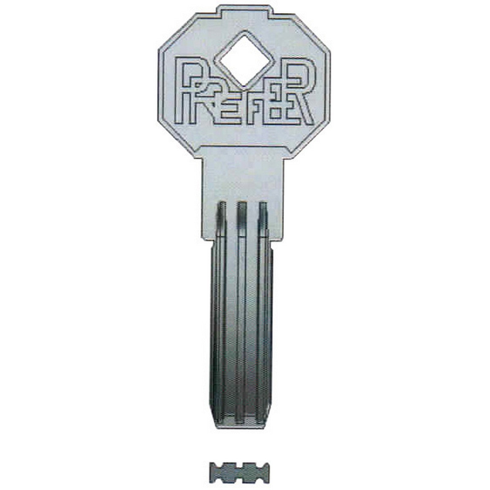 5pz prefer chiave grezza per serratura s211/711/810 cod:ferx.17037