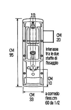 Colonna doccia multifunzione modello Capri Bianca H. 950