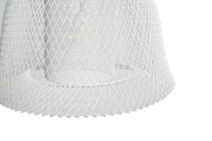 Paralume da Soffitto Net Ø31x33 cm Metallo Bianco