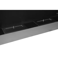 Camino a Bioetanolo da Parete 110x54 cm Inox