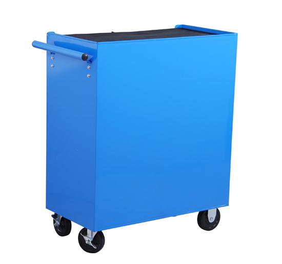 Carrello da Lavoro con 5 Cassetti Porta Utensili Blu 67.5x33x77 cm