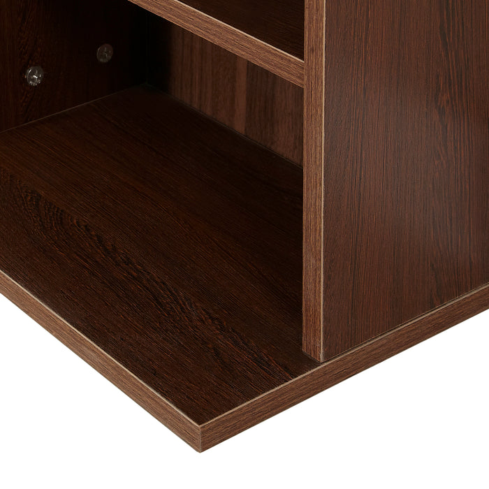 Libreria da Muro in Legno Marrone 195x102x23.5 cm