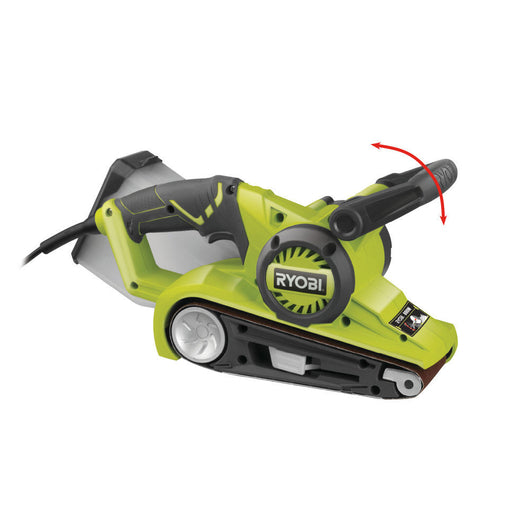 Ebs800-Levigatrice A Nastro 800W Con Azione Ciclonica, Impugnatura Regolabile E Larghezza Nastro 76Mm-Ryobi