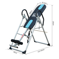 Panca a Inversione Gravitazionale Professionale Imbottita 65x112-142x126