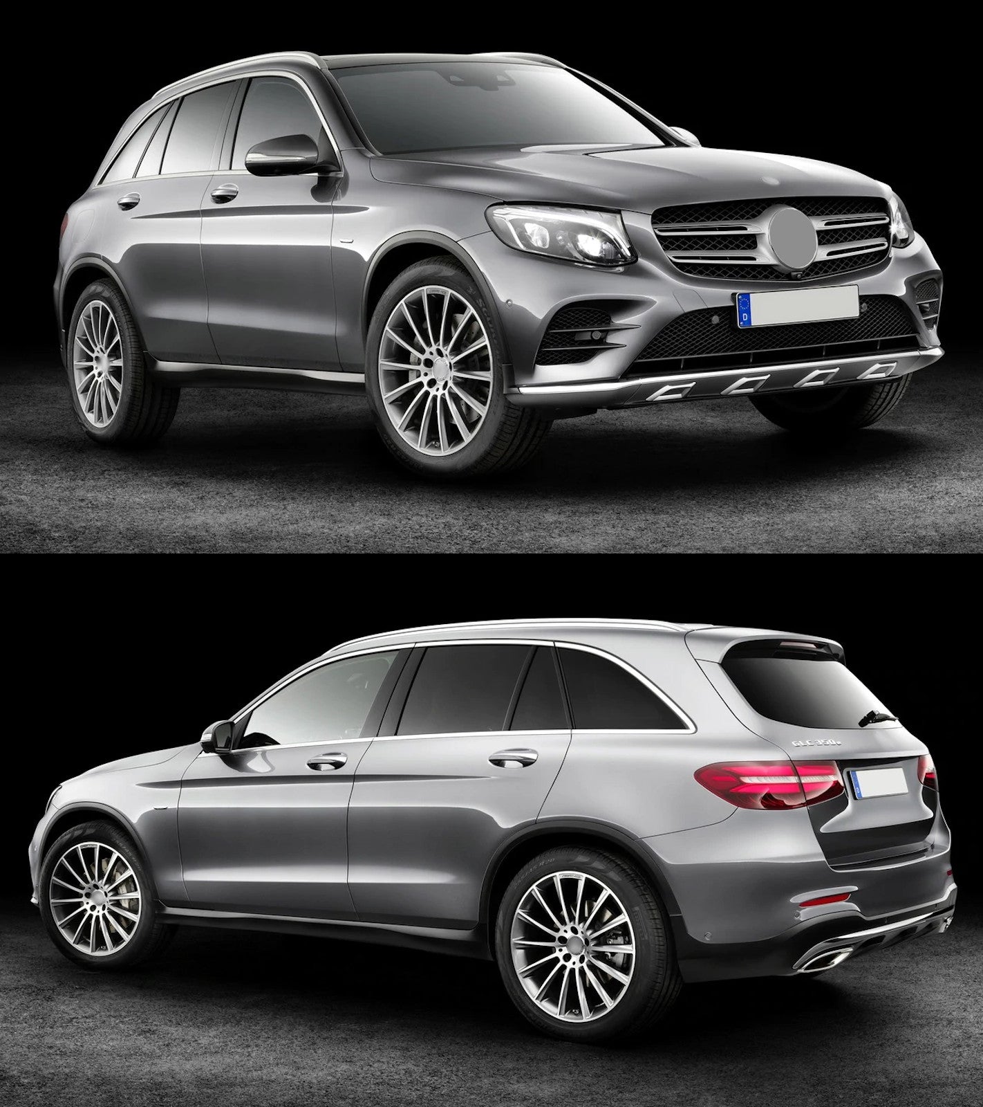 109B-421033 - Tappeto gomma baule - Mercedes GLC X253 Allrounder dal 2015 - 07/2019 Restyling  (non per Plug-in Hybrid)