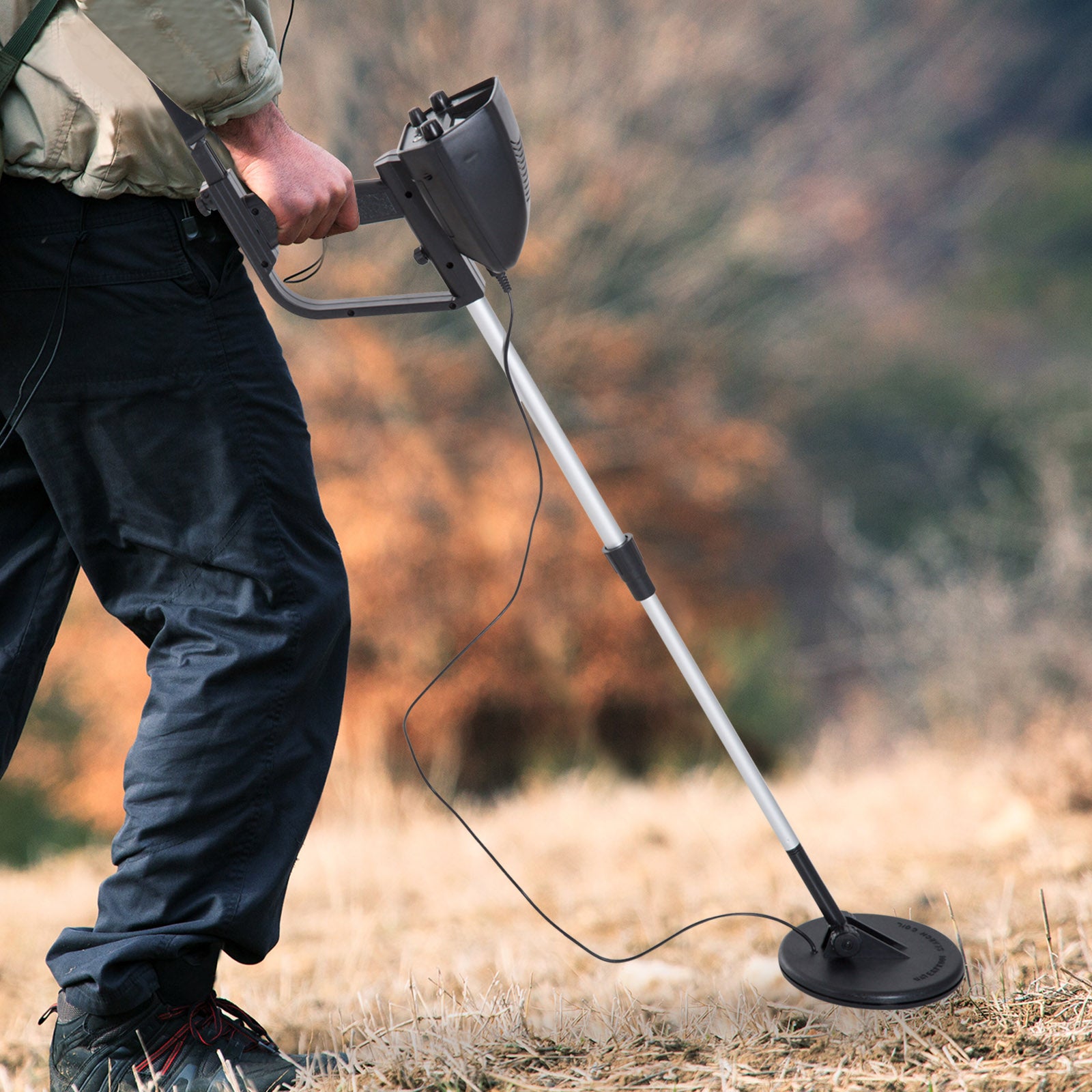 Metal Detector Impermeabile con Sistema di Discriminazione e Attacco per Cuffia