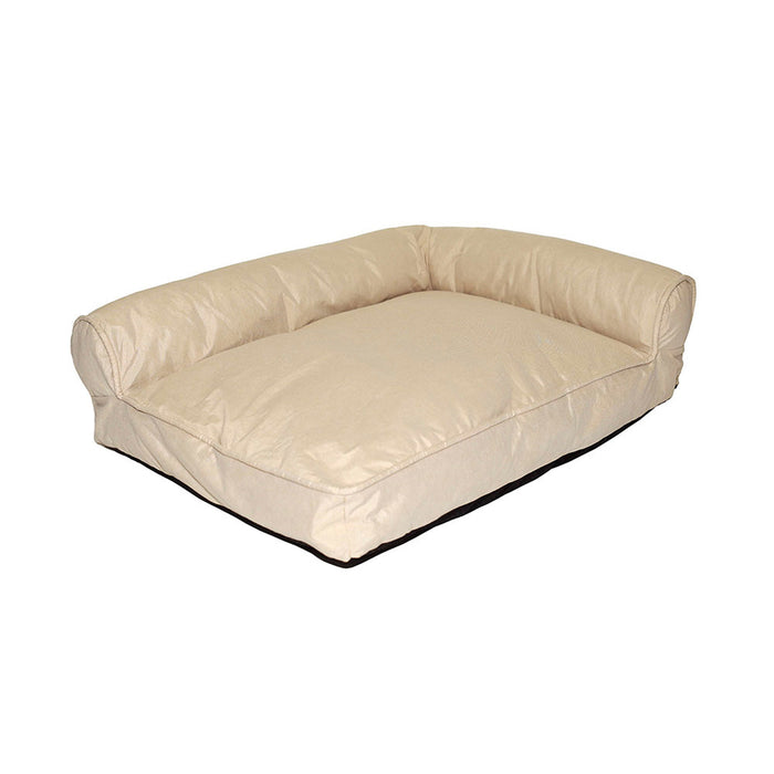 Divanetto Imbottito 71x51x20cm per Cani e Gatti Beige