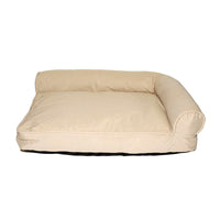 Divanetto Imbottito 71x51x20cm per Cani e Gatti Beige