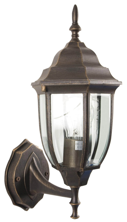 Lampada Lanterna da Parete 60W Bauer Bombay Bronzo Antichizzato