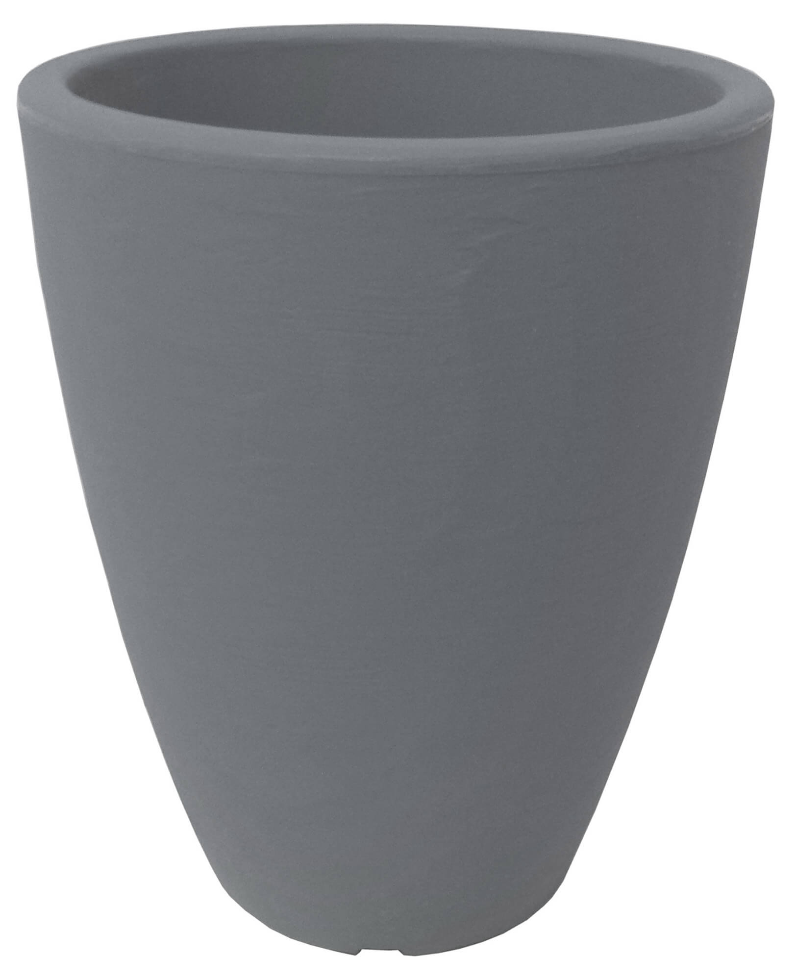 Vaso Tondo Ø30x38 cm in Resina Bauer Adone Pietra