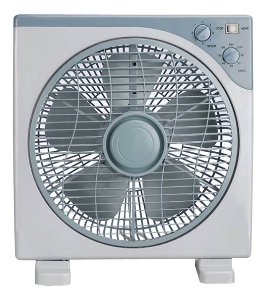 Ventilatore da Tavolo 30 cm 3 Velocità 30W Bauer Box Bianco