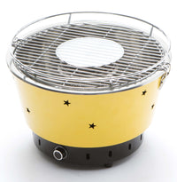 Barbecue a Carbone Carbonella Portatile Ø34 cm Taddei Quick Giallo