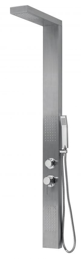 Colonna doccia multifunzione Gedy modello Cascade 00 - Inox