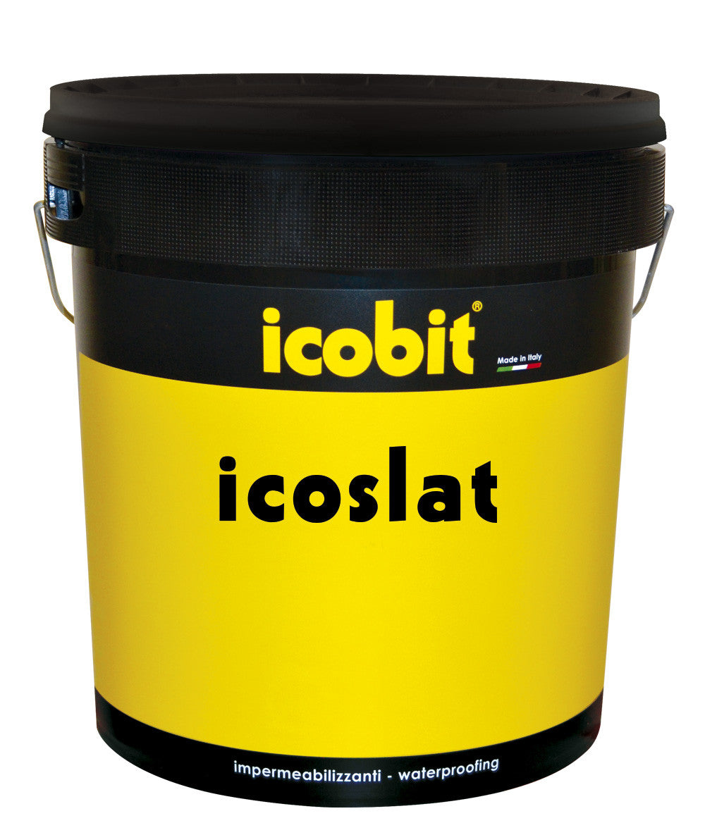 Icoslat-Vernice Protettiva Fissativa Trasparente A Base Di Resine Acriliche In Emulsione Acquosa 16 Kg-Icobit