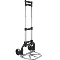 Carrello Portapacchi a Mano Pieghevole in Alluminio Max 70kg