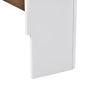 Copritermosifone in Legno a Griglia Bianco 78x82x19 cm