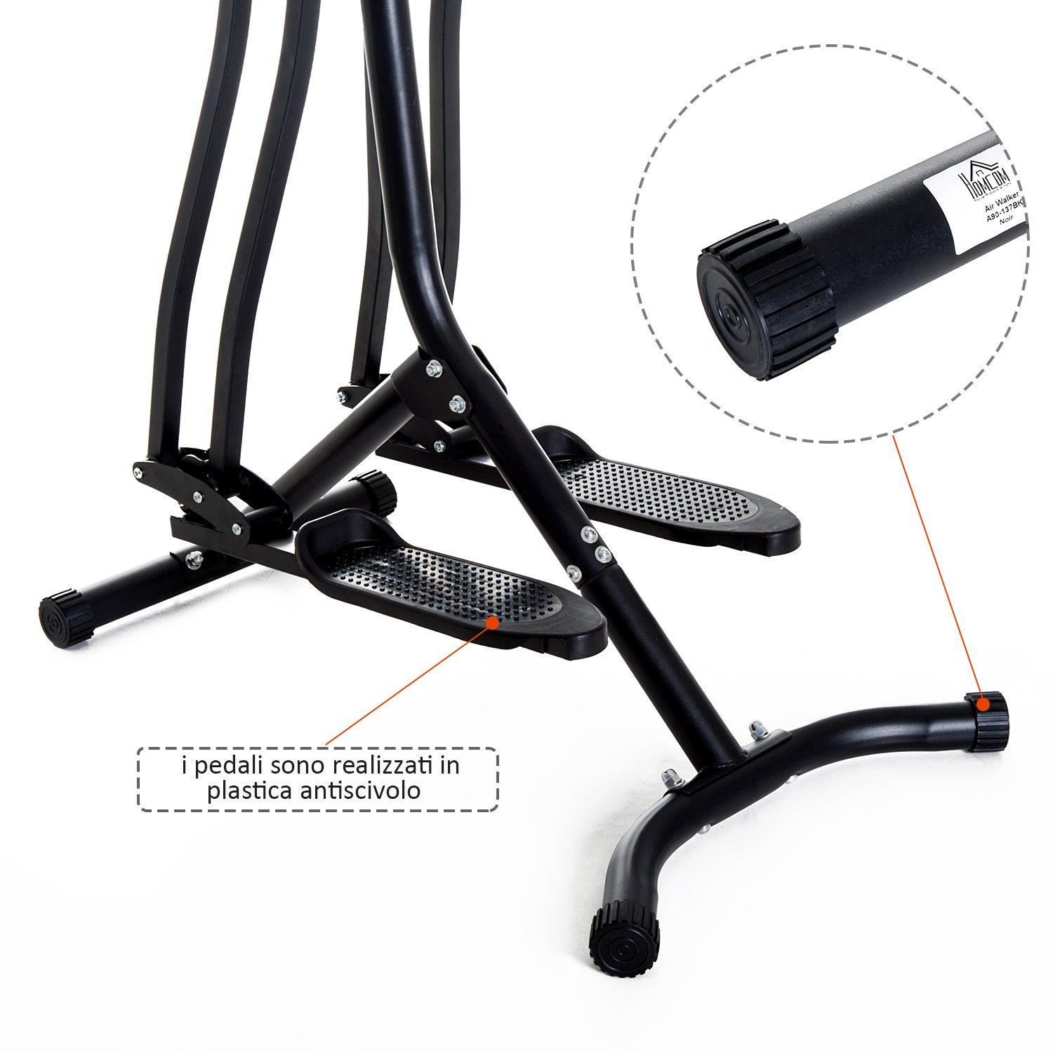 Air Walker Cross Trainer Ellittica con Supporto per Addome