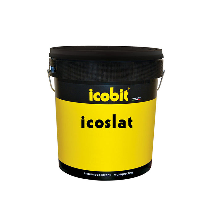 Icoslat-Vernice Protettiva Fissativa Trasparente A Base Di Resine Acriliche In Emulsione Acquosa 16 Kg-Icobit