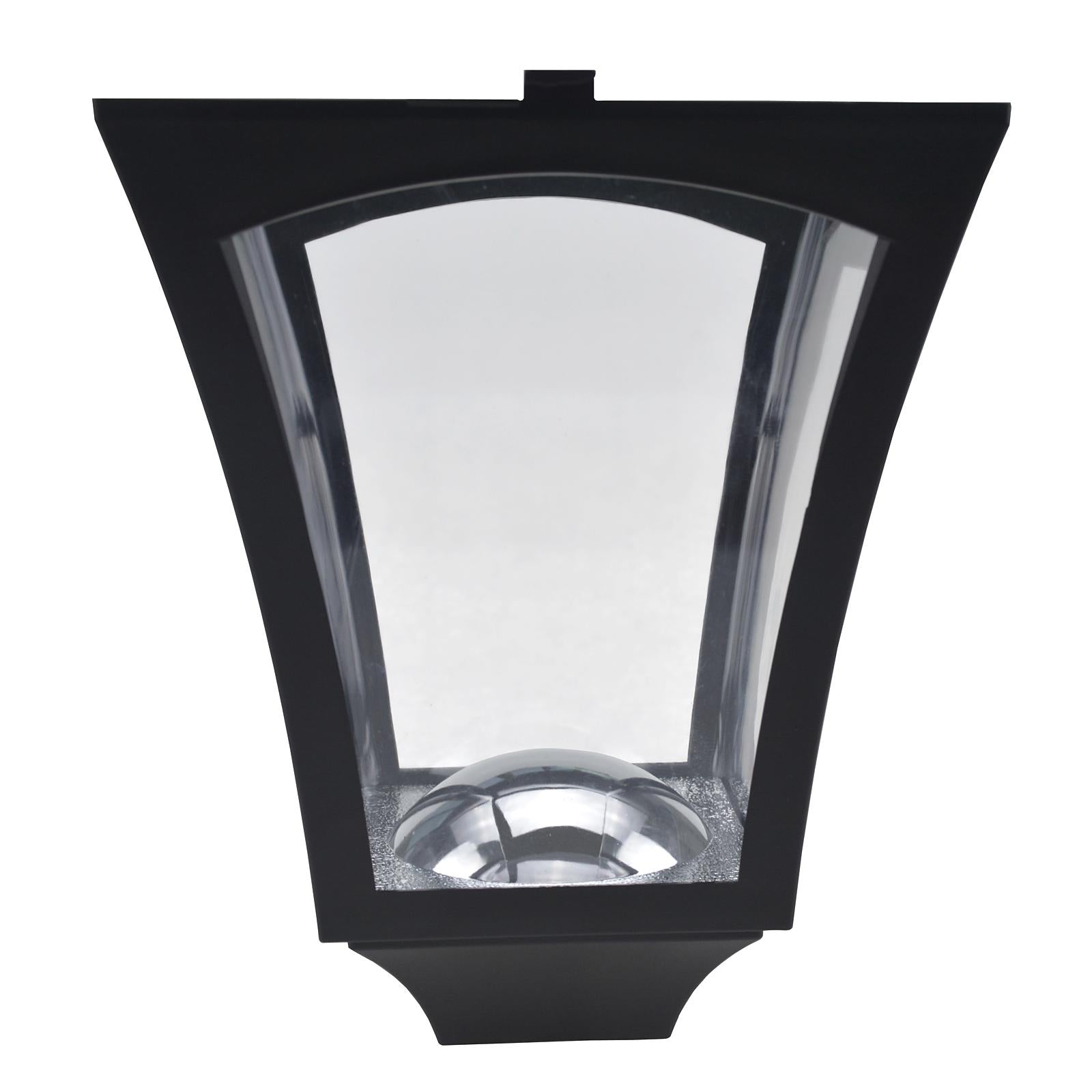 Lampione da Giardino Led a Energia Solare Nero 182.5 cm