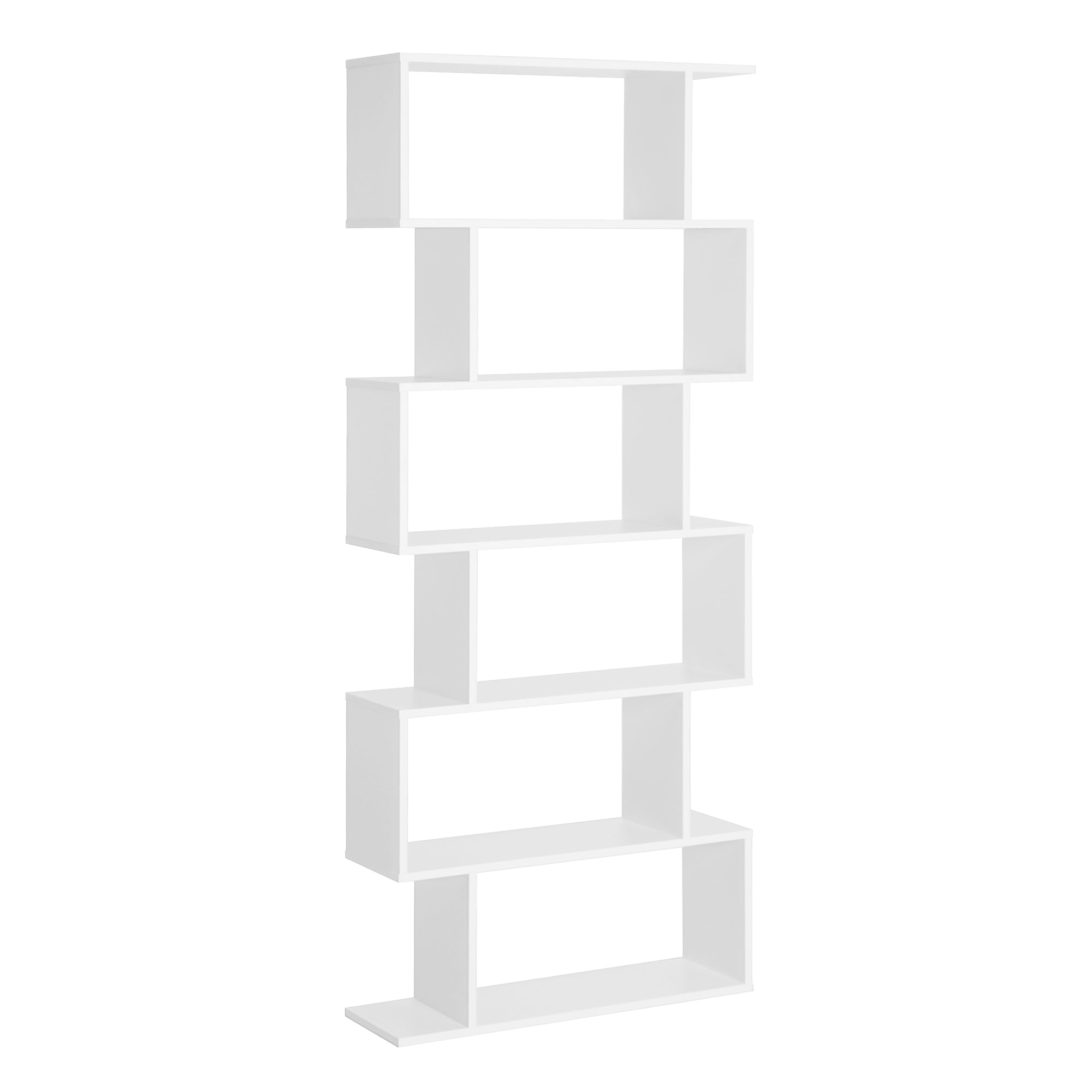 Libreria di Design Moderno Scaffale Bianco 80x23x192 cm