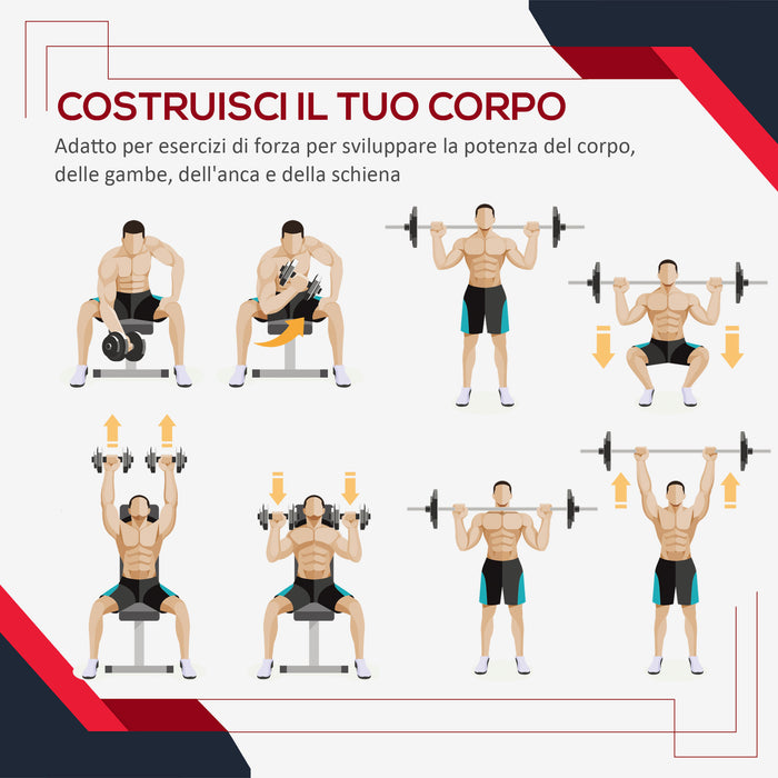 Set di 4 dischi pesi per bilanciere totale 30KG - 2x5kg e 2x10kg