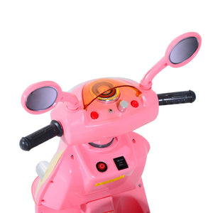 Moto Elettrica per Bambini 6V Motorino Rosa