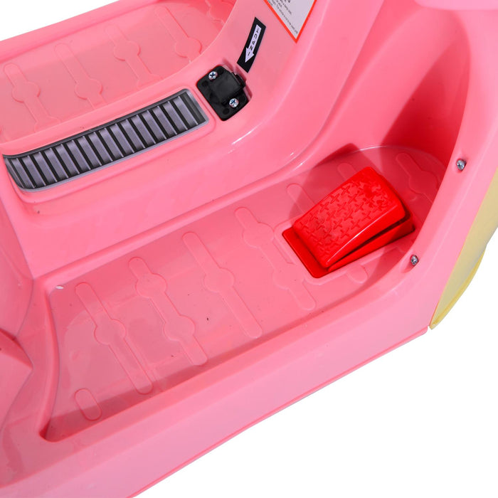 Moto Elettrica per Bambini 6V Motorino Rosa