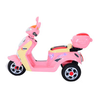 Moto Elettrica per Bambini 6V Motorino Rosa